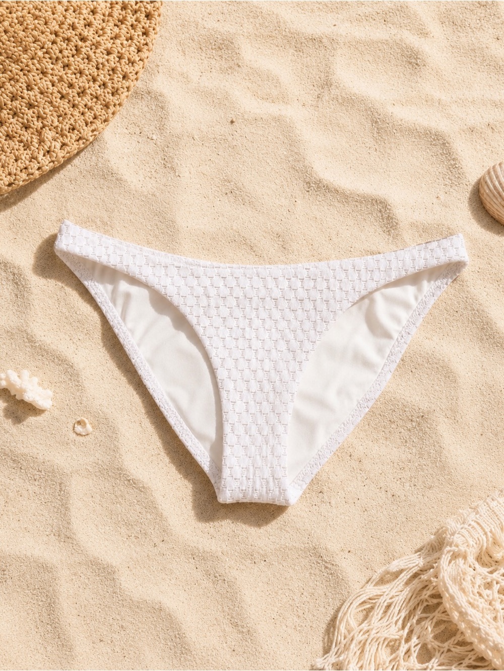 NWT: Melissa Odabash Venezuela Bottom in Crochet White Size 6